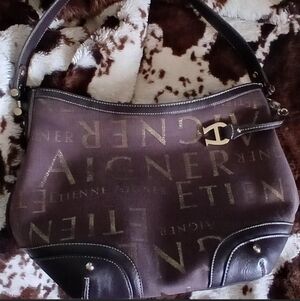 Etienne Aigner Brown Shoulder Bag
